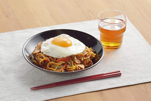 Nagao Unbreakable Black Round Plate 20Cm Deep Dish Made in Japan-Kiichin - The #1 Place for Japanese Goods in Your Hand!