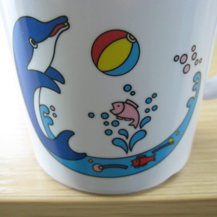 Nagao Unbreakable 200ml Dolphin Cup for Kids Dishwasher Safe Japan Made-Kiichin - The #1 Place for Japanese Goods in Your Hand!