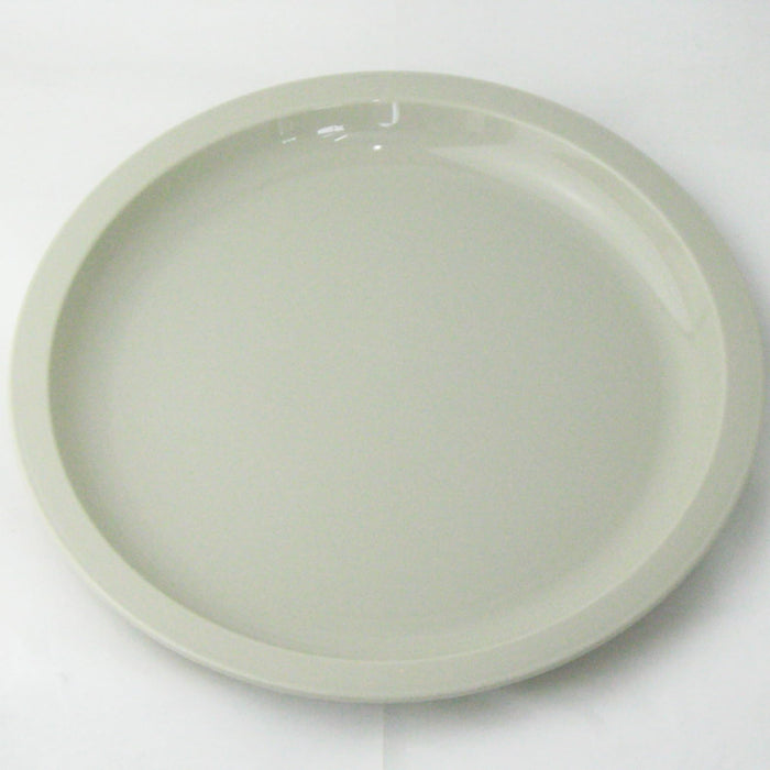 Nagao Unbreakable Gray Round Plate 26cm Dishwasher Microwave Safe Japan-Kiichin - The #1 Place for Japanese Goods in Your Hand!