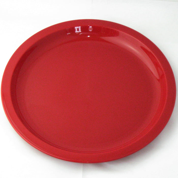Nagao Light Large Red Plate 26cm Dishwasher Microwave Safe Japan Made-Kiichin - The #1 Place for Japanese Goods in Your Hand!