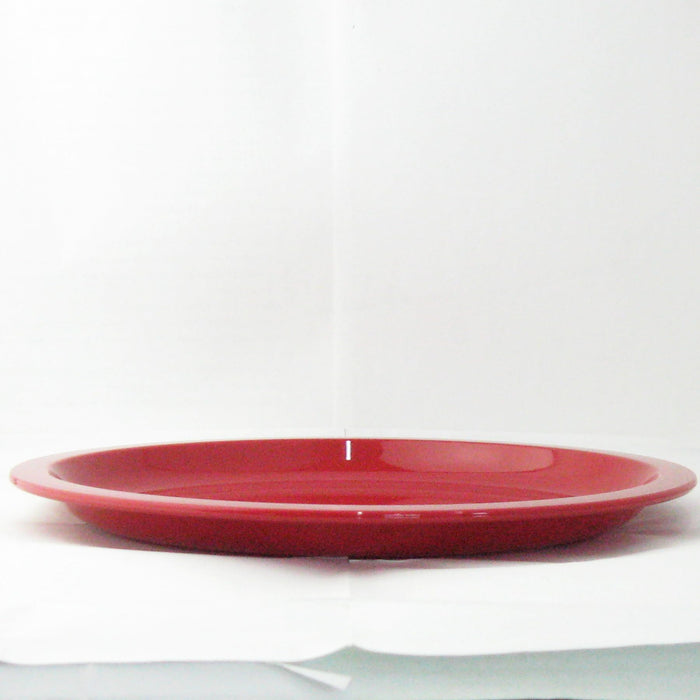 Nagao Light Large Red Plate 26cm Dishwasher Microwave Safe Japan Made-Kiichin - The #1 Place for Japanese Goods in Your Hand!
