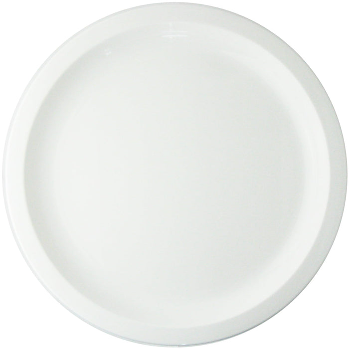 Nagao Unbreakable Large Round Plate 26cm White Dishwasher Microwave Safe-Kiichin - The #1 Place for Japanese Goods in Your Hand!