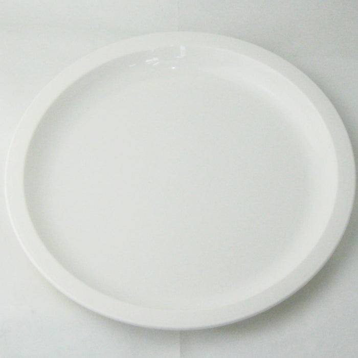 Nagao Unbreakable Large Round Plate 26cm White Dishwasher Microwave Safe-Kiichin - The #1 Place for Japanese Goods in Your Hand!