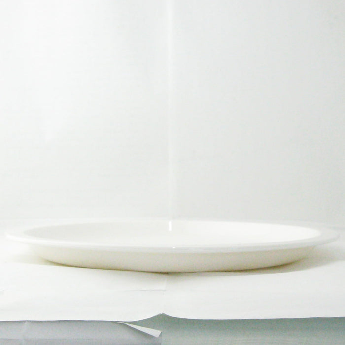 Nagao Unbreakable Large Round Plate 26cm White Dishwasher Microwave Safe-Kiichin - The #1 Place for Japanese Goods in Your Hand!