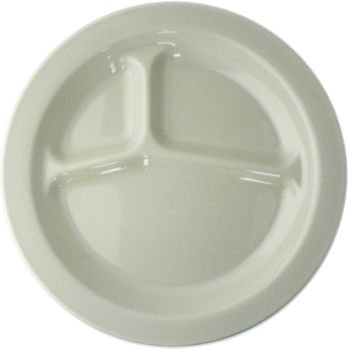 Nagao Unbreakable Gray Lunch Plate 21.7x2.6 cm Dishwasher & Microwave Safe-Kiichin - The #1 Place for Japanese Goods in Your Hand!