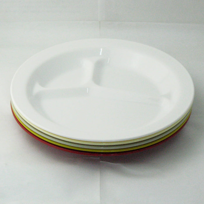 Nagao Unbreakable Gray Lunch Plate 21.7x2.6 cm Dishwasher & Microwave Safe-Kiichin - The #1 Place for Japanese Goods in Your Hand!