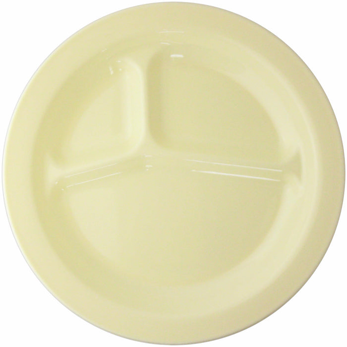 Nagao Unbreakable Ivory Lunch Plate 21.7x2.6cm Dishwasher Microwave Safe-Kiichin - The #1 Place for Japanese Goods in Your Hand!