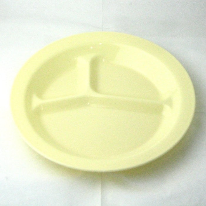 Nagao Unbreakable Ivory Lunch Plate 21.7x2.6cm Dishwasher Microwave Safe-Kiichin - The #1 Place for Japanese Goods in Your Hand!