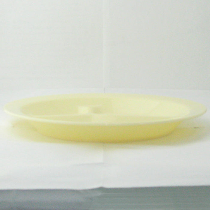 Nagao Unbreakable Ivory Lunch Plate 21.7x2.6cm Dishwasher Microwave Safe-Kiichin - The #1 Place for Japanese Goods in Your Hand!