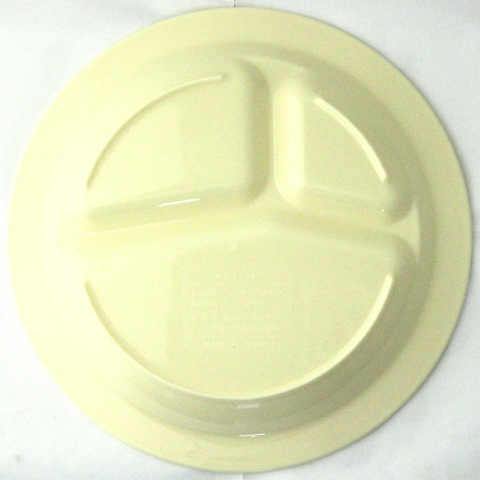 Nagao Unbreakable Ivory Lunch Plate 21.7x2.6cm Dishwasher Microwave Safe-Kiichin - The #1 Place for Japanese Goods in Your Hand!