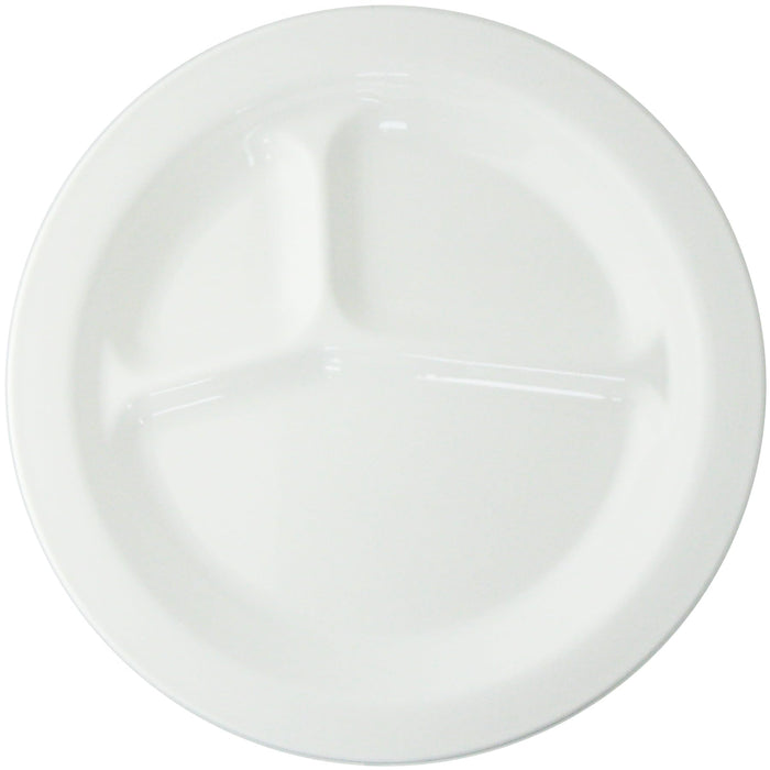 Nagao Unbreakable White Lunch Plate 21.7cm Dishwasher Microwave Safe Japan-Kiichin - The #1 Place for Japanese Goods in Your Hand!