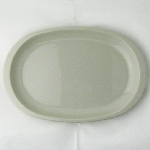 Nagao Unbreakable Oval Plate 26x17cm Gray Dishwasher/Microwave Safe Japan-Kiichin - The #1 Place for Japanese Goods in Your Hand!