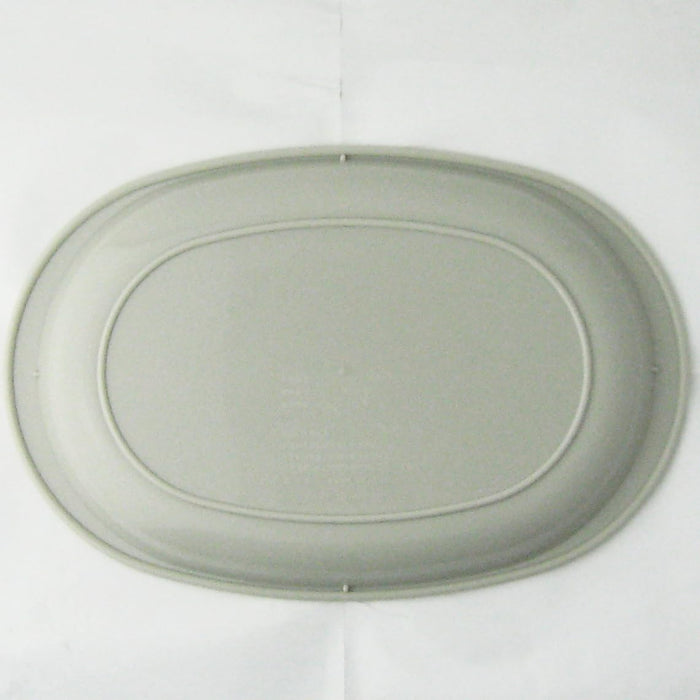 Nagao Unbreakable Oval Plate 26x17cm Gray Dishwasher/Microwave Safe Japan-Kiichin - The #1 Place for Japanese Goods in Your Hand!