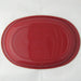 Nagao Unbreakable Red Oval Plate 26x17.3x2.3cm Microwave Safe Japan Made-Kiichin - The #1 Place for Japanese Goods in Your Hand!