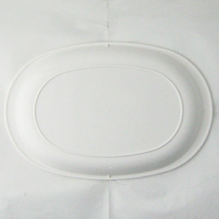 Nagao Unbreakable Oval Plate 26x17.3cm White Dishwasher Microwave Safe-Kiichin - The #1 Place for Japanese Goods in Your Hand!