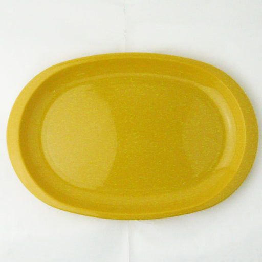 Nagao Unbreakable Yellow Oval Plate 26x17.3cm Dishwasher Microwave Safe-Kiichin - The #1 Place for Japanese Goods in Your Hand!