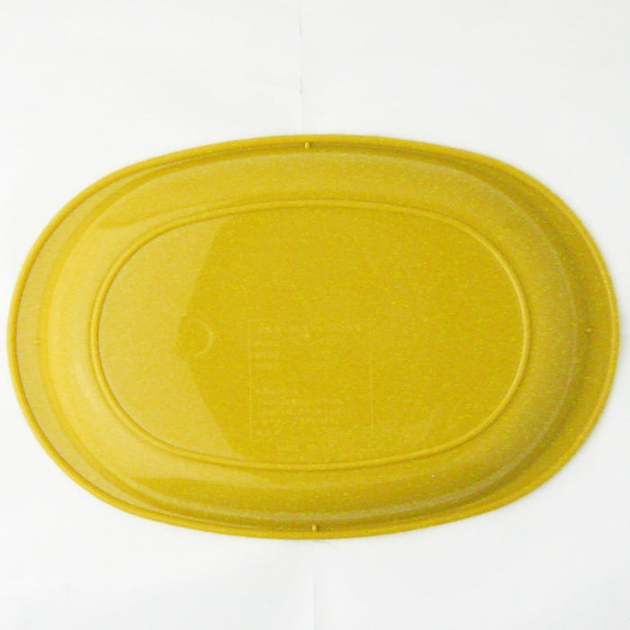 Nagao Unbreakable Yellow Oval Plate 26x17.3cm Dishwasher Microwave Safe-Kiichin - The #1 Place for Japanese Goods in Your Hand!