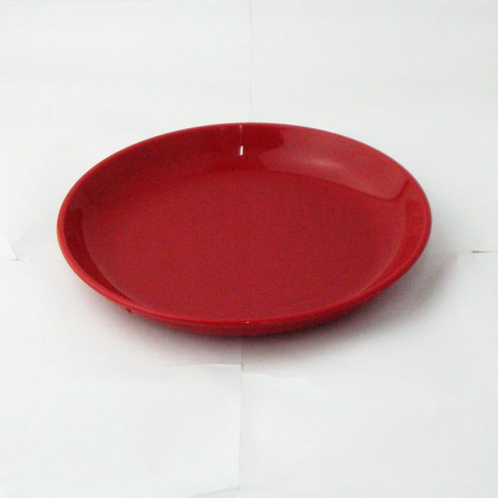 Nagao Unbreakable Small Red Side Plate 16cm Dishwasher Microwave Safe-Kiichin - The #1 Place for Japanese Goods in Your Hand!