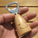 Nagao Waiwai Kitchen Bottle Opener 11.1cm Stainless Steel Wood Japan Made-Kiichin - The #1 Place for Japanese Goods in Your Hand!