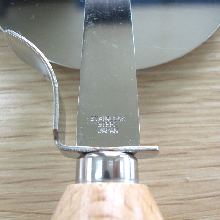 Nagao Waiwai Kitchen Pizza Cutter & Cake Server Set Stainless Steel Wood Japan-Kiichin - The #1 Place for Japanese Goods in Your Hand!