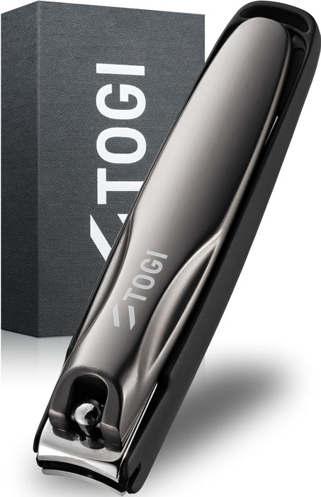 Togi Nail Clippers Extremely Sharp Easy Cutting Togi Black Gift