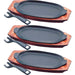 Iwachu Nambu Ironware Steak Plate Set Y-Shaped 3-Piece 22011-Kiichin - The #1 Place for Japanese Goods in Your Hand!