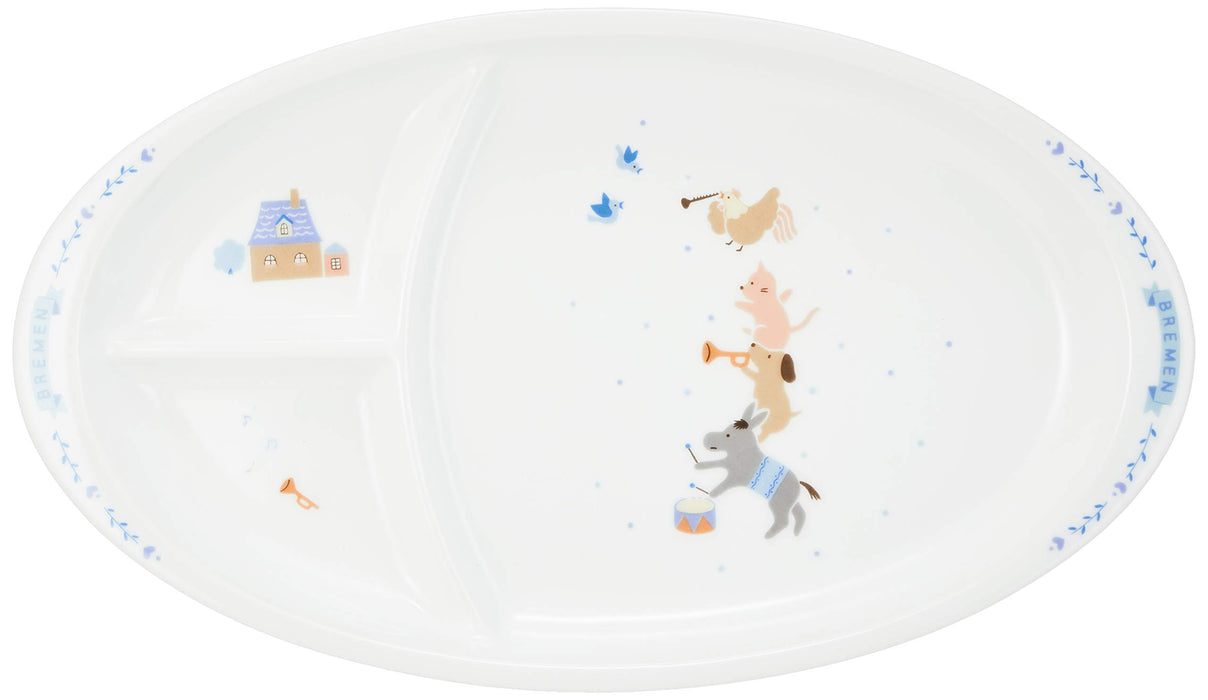 Narumi Bremen Kids Plate Japanese Heat-Resistant Porcelain Tableware-Kiichin - The #1 Place for Japanese Goods in Your Hand!