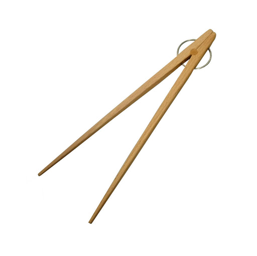 Santo Natural Beech Wood Easy Grip 25cm Chopstick Tongs for Cooking-Kiichin - The #1 Place for Japanese Goods in Your Hand!
