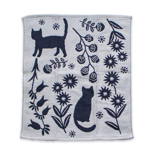 Nissen Chamber of Commerce Small Fucoca Cloth Towel Carine II BK 701063-Kiichin - The #1 Place for Japanese Goods in Your Hand!