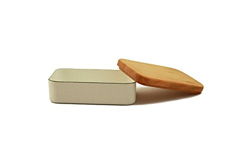 Noda Horo Enamel Butter Dish for 200g - Durable and Stylish Butter Keeper