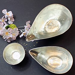 Nousaku Tinware Katakuchi Lipped Sake Server 280ml-Kiichin - The #1 Place for Japanese Goods in Your Hand!