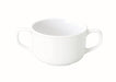 Ogiso Double-Handed Porcelain Cup for Daycares Easy Grip White-Kiichin - The #1 Place for Japanese Goods in Your Hand!