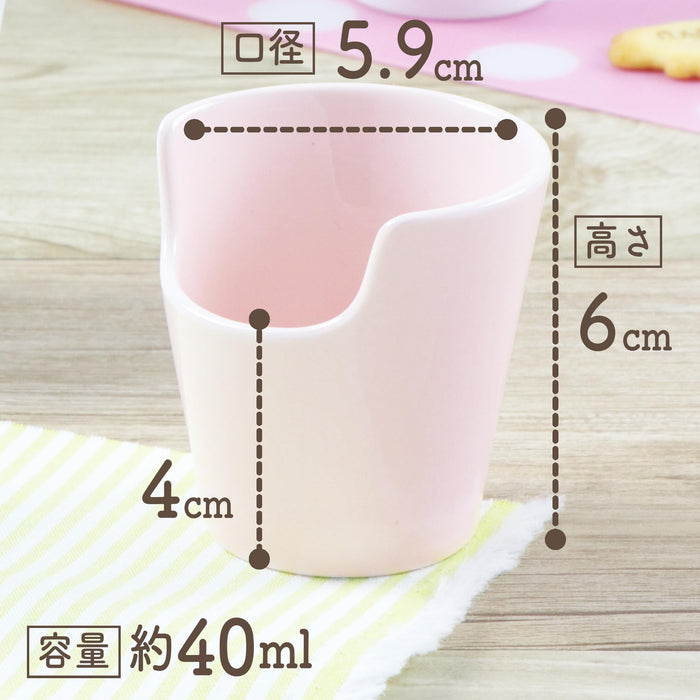 Ogiso Safe Cup Noah Aqua Reinforced Porcelain for Transitioning Toddlers-Kiichin - The #1 Place for Japanese Goods in Your Hand!