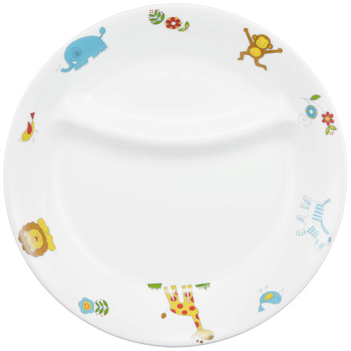 Ogiso Children's Two-Compartment Plate Safe for Dishwasher and Microwave-Kiichin - The #1 Place for Japanese Goods in Your Hand!