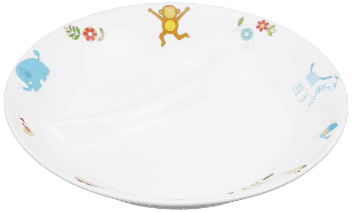 Ogiso Children's Two-Compartment Plate Safe for Dishwasher and Microwave-Kiichin - The #1 Place for Japanese Goods in Your Hand!