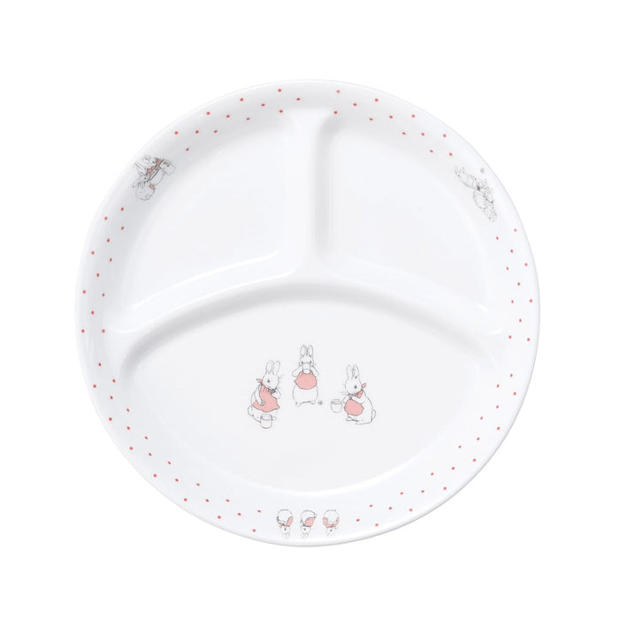 Ogiso Peter Rabbit Dot Girls Lunch Plate Dishwasher Microwave Safe-Kiichin - The #1 Place for Japanese Goods in Your Hand!