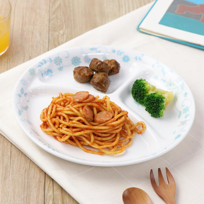 Ogiso Sarasa Blue Lunch Plate Dishwasher Microwave Safe Medium 17261320B100-Kiichin - The #1 Place for Japanese Goods in Your Hand!