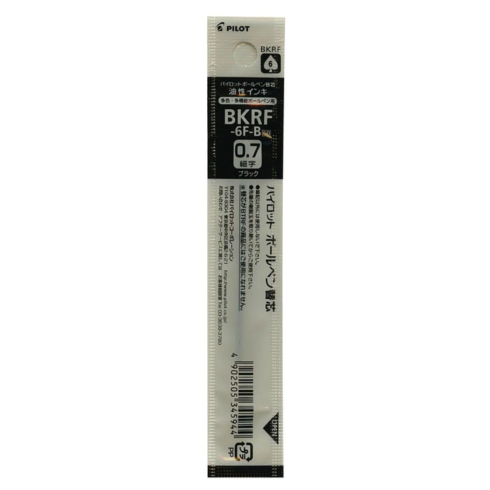 Pilot Black Oil-Based Ballpoint Pen Refill Bkrf-6F-B