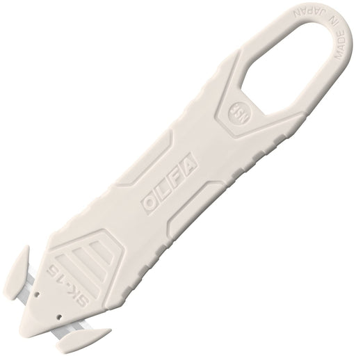 Olfa White Chicorn Unpacking Cutter 10 Pack Single Use Stainless Steel 238Bw-10P-Kiichin - The #1 Place for Japanese Goods in Your Hand!
