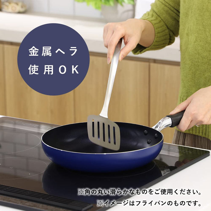 Pearl Metal 26cm Blue Diamond Frying Pan IH Compatible Smart Choice-Kiichin - The #1 Place for Japanese Goods in Your Hand!