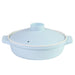 Pearl Metal 18Cm Powder Blue Microwave Cooking Pot A La Mode CC-1502-Kiichin - The #1 Place for Japanese Goods in Your Hand!