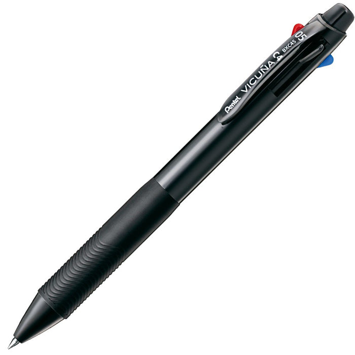 Pentel Vicuna 4-Color 0.5mm Ballpoint Pen in Black - BXC45A Model