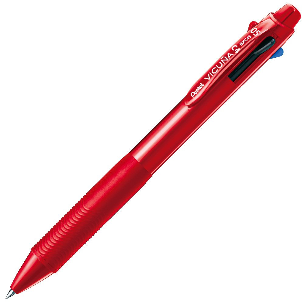 Pentel Vicugna EX Penna Multifunzione - Nero/Verde, Meccanica 0.5 Mm, Penna A Sfera 0.7 Mm (Nera/Rossa)