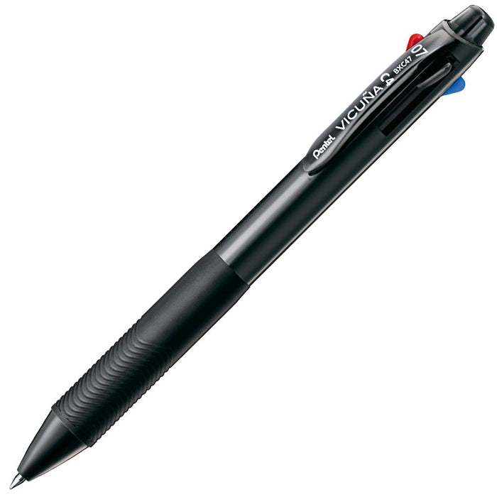 Pentel Vicuna 4-Color 0.7mm Ballpoint Pen in Black - BXC47A