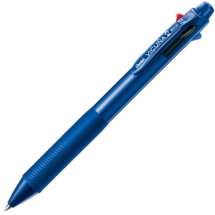 Pentel Vicuna BXC47C 0.7mm 4-Color Ballpoint Pen in Blue