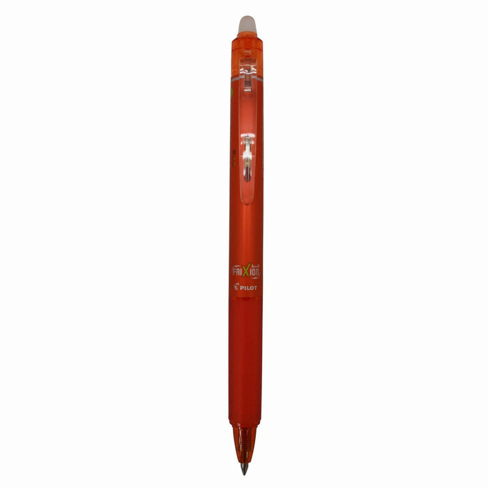 Pilot Pentel Frixion Ball Knock 05 Orange Ballpoint Pen