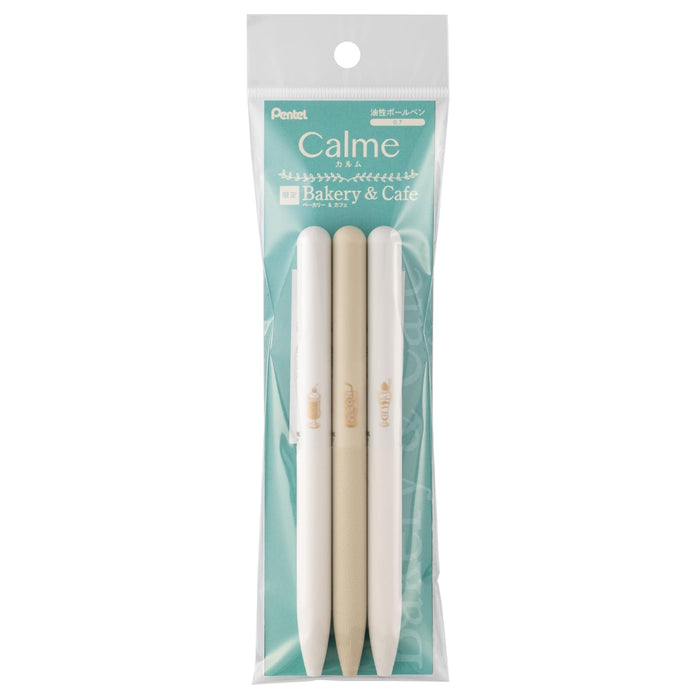 Pentel One Point Calme Pure Cafe 原子筆 3 種 - Xbxast1