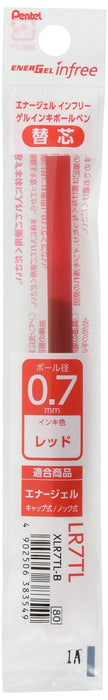 Pentel Energel 0.7 毫米紅色原子筆筆芯 10 件裝 XLR7TL-B