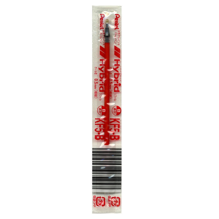 Pentel 紅色混合 0.5 原子筆筆芯 10 件裝