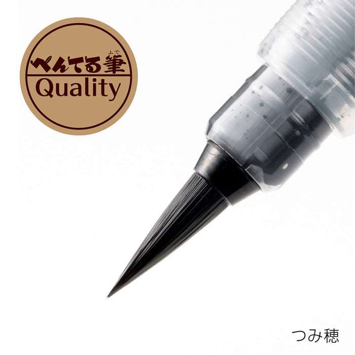 Pentel Tsumiho Xfl2U Black Brush Pen - Superior Quality by Pentel